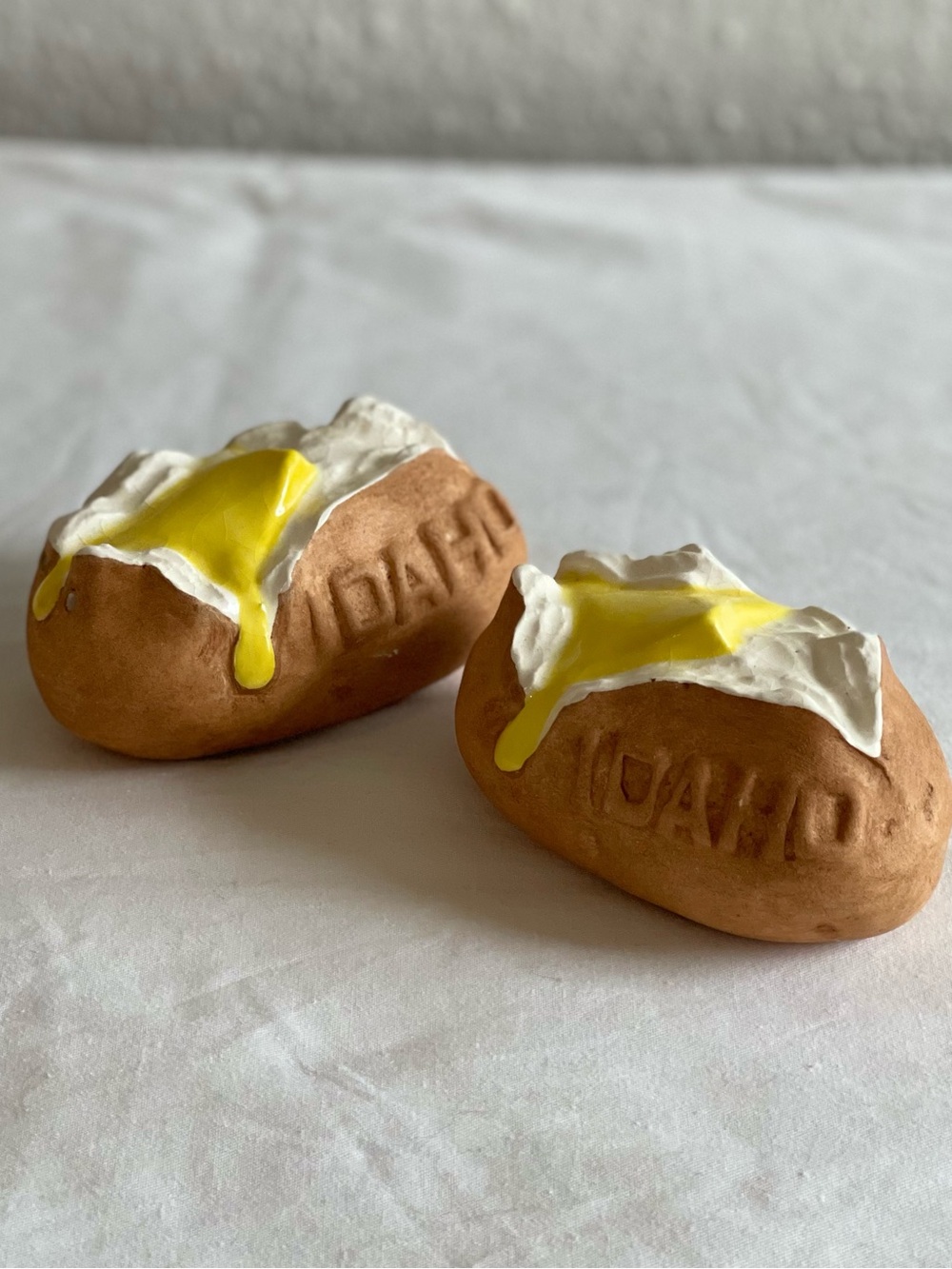 Vintage Idaho Baked Potato Salt and Pepper Shakers